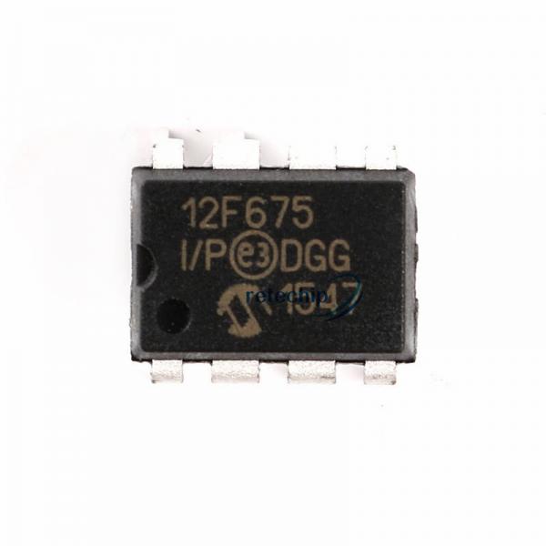 Quality PIC12F675-I/P 8 Bit MCU Microcontroller Unit 1.75KB 64 RAM 6 I/O for sale