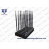 China Remote Control Mobile Phone Signal Jammer Full Bands 16 Antennas With AC Adapter factory