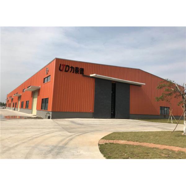 Quality Aluminum Windows Prefab Steel Warehouse / Steel Structure Industrial Building for sale