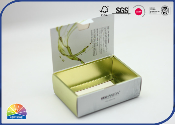 China Book Shape Folding Carton Box Customized Frosted Texture For Organ Oil Packaging factory