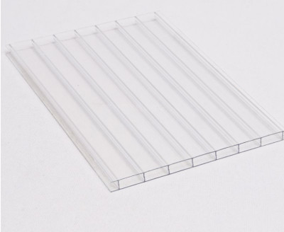 Quality 4-12mm Frosted Crystal Polycarbonate Sheet Twin Wall Polycarbonate Hollow Sheet for sale