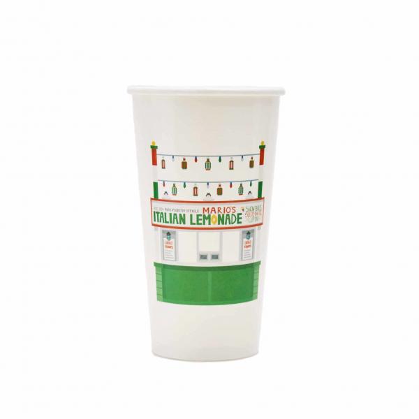 Quality 22OZ Eco Friendly Kraft Compostable Disposable Cups for sale