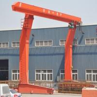 China YT Famous Oversea Installation L Type Single Girder Gantry Crane With Top Running Hoist for sale