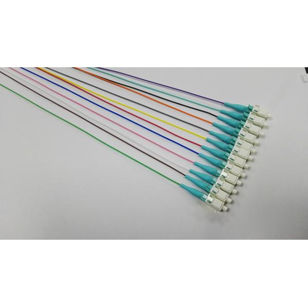 Quality Customized MM LC/PC 0.9mm Simplex Fiber Optic Cable Pigtail for sale