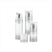 Quality 5ml 10ml 15ml Round Single wall cosmetic airless pump PP bottle for lotion for sale
