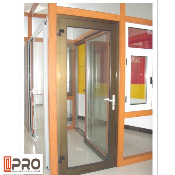 Quality Aluminium Double Glazed French Doors , Soundproof French Hinged Doors STEEL DOOR for sale