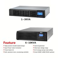 China 120VAC 6000W 6kva Rack Mount UPS Unit Power Supply With LCD Display factory