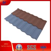 China Roofing Materials Color Stone Chips Coated Steel Roofing Tile Eco Friendly factory
