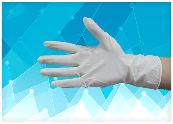 Quality Tear Resistance Disposable Medical Gloves , Medical Latex Gloves With CE Approval for sale