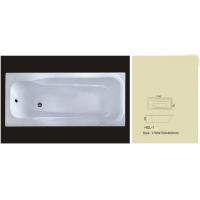 China Acrylic bathtub, simple bathtub, common bathtub,sanitary ware, bathroom bath tub HDL-01 factory