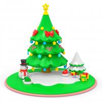 China Baby Building Blocks Baby Learning Toys Silicone Christmas Tree Toys Children'S Mental Development Toys factory