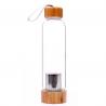 China Portable Tea Infuser Travel Unbreakable Glass Water Bottle With Filter factory