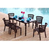 China Outdoor furniture wicker dinning table-15009 for sale