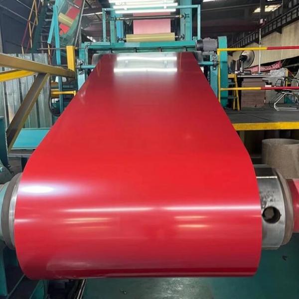 Quality PPGI Prepainted Galvanized Steel Coil Red White Green Color Ral 9002 9003 for sale