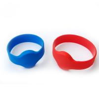 china Rfid Silicone Wristbands With Monza 5 Chip For Distribution Logistics