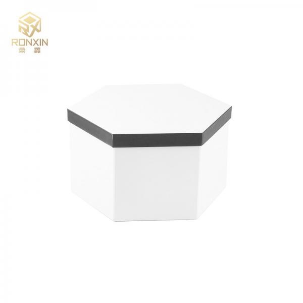 Quality White Hexagonal Paperboard Gift Boxes Coated Paper For Sweet Candy for sale
