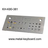 China Vandal Proof Rugged Industrial Metal Keyboard Usb Matrix Pins Connection factory