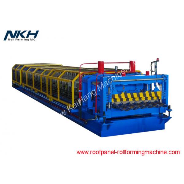 Quality 34mm Height Roof Tile Roll Forming Machine Blue Metal Sheet Making Machine for sale