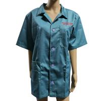 China Cleanroom 65% Polyester 35% Cotton Short Sleeve ESD apparel factory