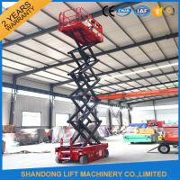 China Mobile Self Propelled Elevating Work Platforms Battery Powered 4m 10m 14m Lift Height factory