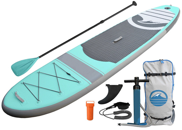 China Multi - Size OEM Inflatable SUP Boards ,  Gray Sup Inflatable  Paddle Surfboard for sale