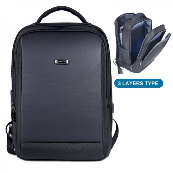 Quality 18inch Business Laptop Backpack USB Men Outdoor Waterproof Laptop Rucksack for sale