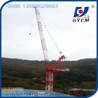 China 6ton Max. Load 25m Jib QTD Tower Crane Manufacturer Luffing crane supplier for sale