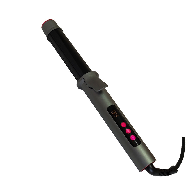 China Digital Display Hair Curling Iron Environmentally Friendly Alloy with Anti Scald Negative Ion Wand factory