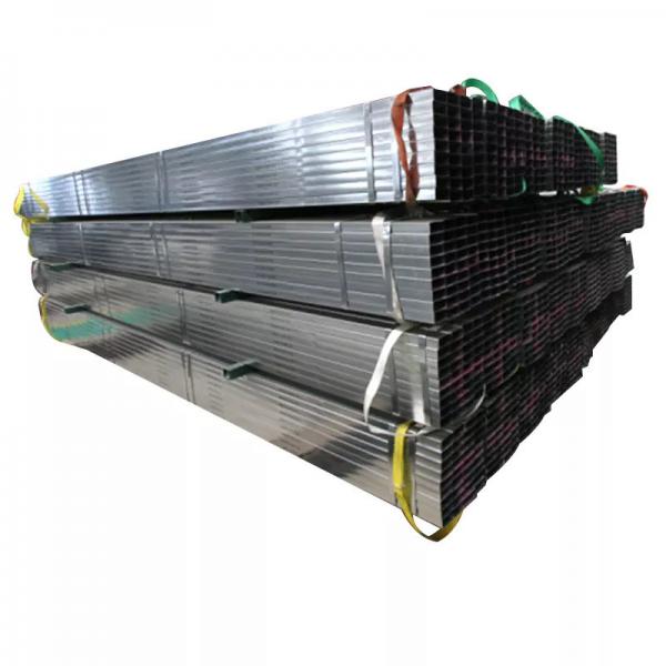 Quality Telescoping Perforated Galvanized Square Tubes Plain Rectangular Box Section Building Material for sale