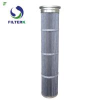 China Cement Silo Top Industrial Dust Filter High Air Flow With PTFE Coating factory