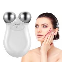 China EMS Face Roller Facial Massage Machine Skin Lifting Vibration Massager Device factory