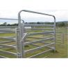 China Heavy Duty Galvanized Cattle Yard Horse Fence Panel Gate Line Post 50MM factory