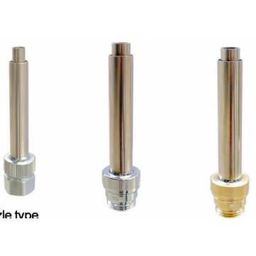 Quality Chrome Small Air Mixed Trumpet Fountain Nozzle Jet Water Fountain Spray Heads for sale