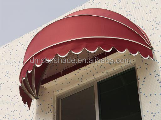 Quality Aluminum Canopy Door Retractable Awning Dutch Dome Awning for sale