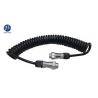 China Vehicle CCTV Security Camera Extension Cable With 7 Pin Heavy Duty Connectors factory