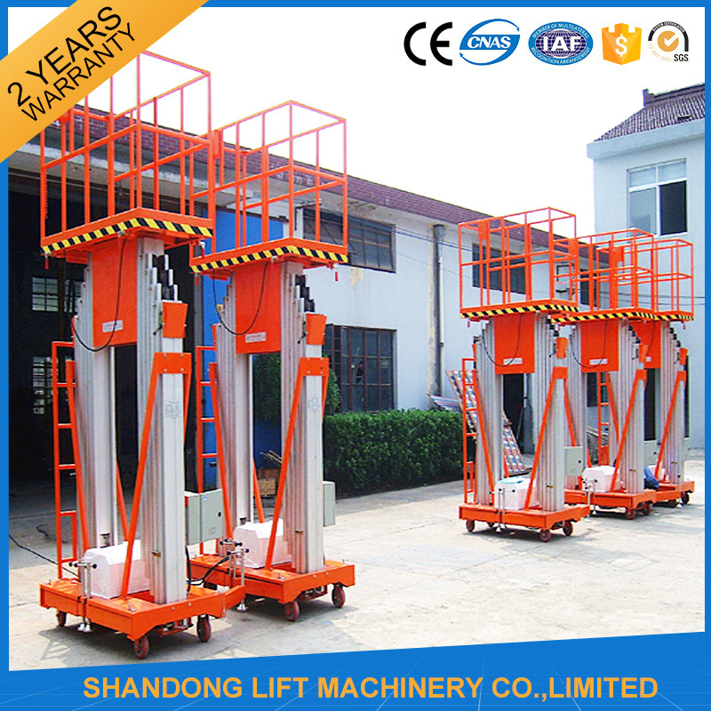 Quality 200kg 10m Movable Aerial Work Platform Lift , Hydraulic Safety Work Platform for sale