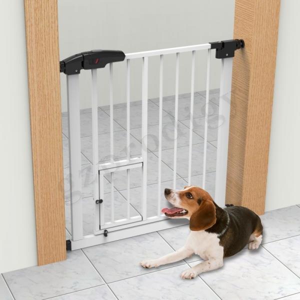 Quality EN1930 Extendable Pet Safety Gate , Multiscene Iron Gate For Stairs for sale