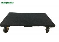 China Carpeted Hardwood Movers Dolly , Professional Furniture Platform Dolly Cart factory
