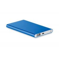 China Light Weight Pocket Sized Portable Chargers Aluminum Power Bank 4000mAh Durable factory