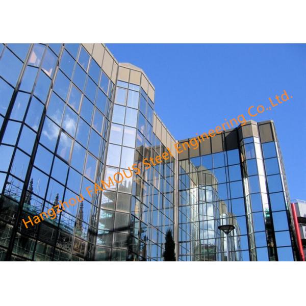 Quality Sun Shading 6mm 6A/9A/12A 6mm Glass Curtain Wall Facade for sale