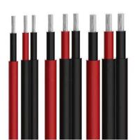 Quality Black Red Or Customized In stock dc solar cable set H1Z2Z2-K 1x6mm2 solar cable for sale