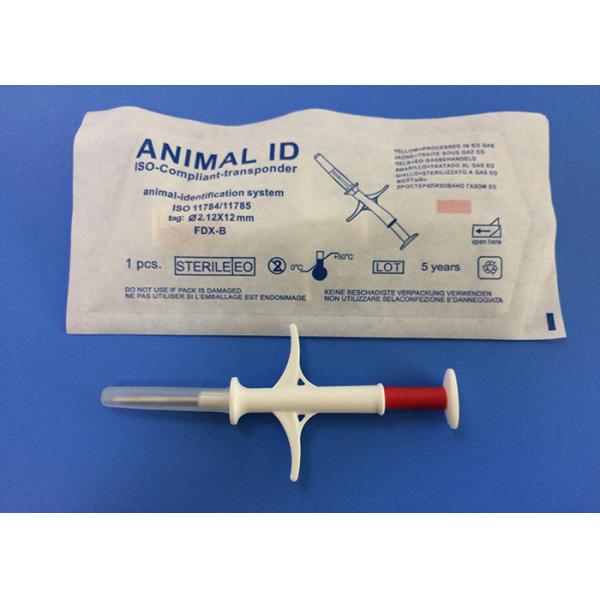 Quality Injectable Track Pet Microchip , Animal Tracking Microchip Injectable Transponde for sale