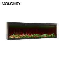China 1240mm Fully Recessed Electric Fireplace Click Button No Venting factory