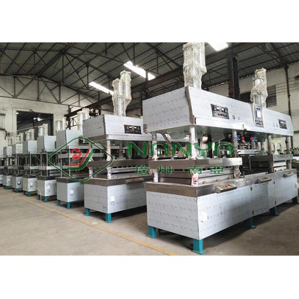 Quality Bagasse Paper Pulp Molding Plate Tableware Machine With Robot Arm for sale