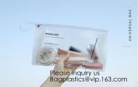 China Portable custom logo printed Transparent PVC Window Women Makeup Pouch Travel Clear Cosmetic bag, bagease, bagplastics factory