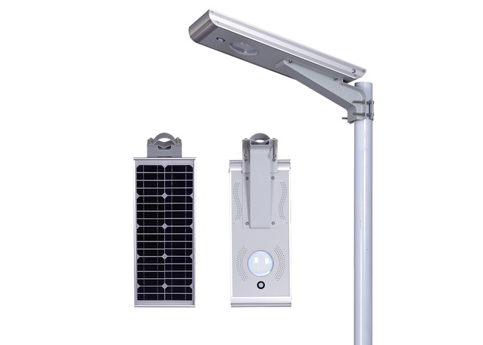 China High Power 15w All In One LED Solar Street Light / Outdoor Solar Powered Street Lights factory