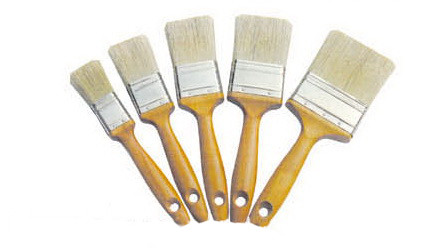 Quality White Bristle Wood Varnish Brush Bulk Paint Brush 40mm 50mm 60mm for sale