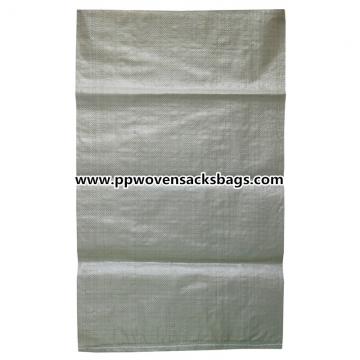 Quality Eco Friendly Recycled Beige PP Woven Sacks / Industrial Woven Polypropylene Bags for sale
