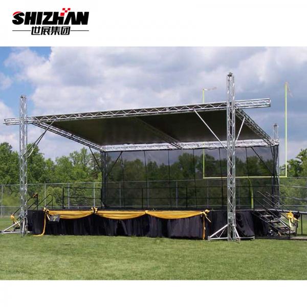 Quality Event Spigot Aluminum Stage Lighting Ground Support Truss System for sale