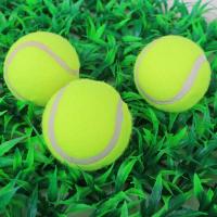 China Rubber Polyester Tennis Racket Ball 5cm Small Toy Pet Dog Tennis Balls factory